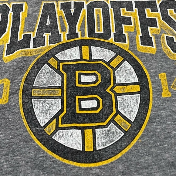 Stanley Cup Playoffs 2014 NFL Hockey Boston Bruins SOFT Graphic Tee Tshirt - Picture 8 of 9